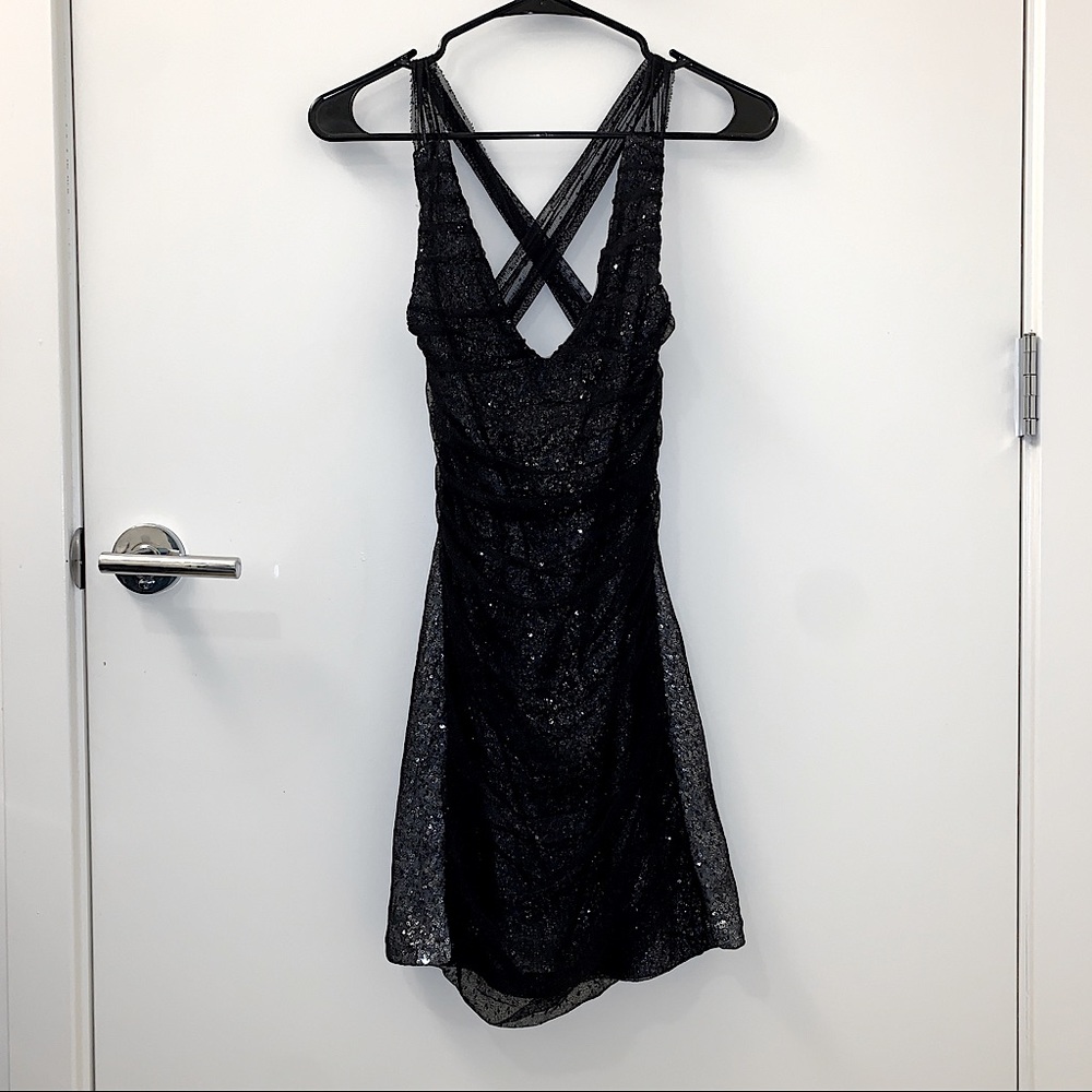 Express Sequin Cocktail Dress